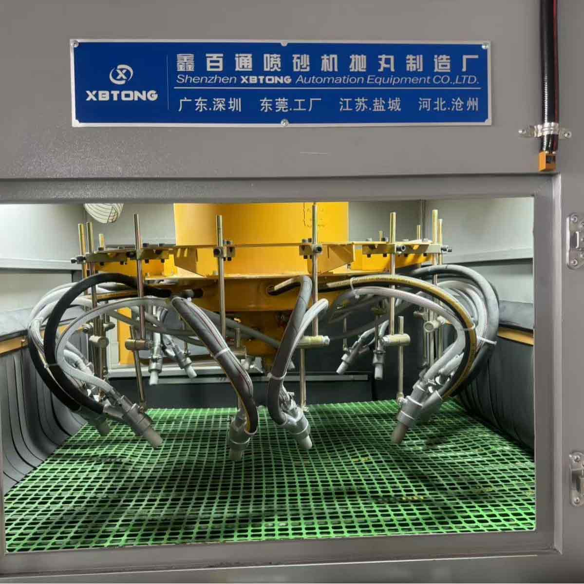 鑫百通自动喷砂机喷砂枪实拍图