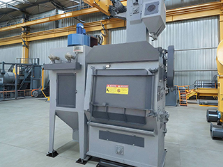 履带式抛丸机工作原理是什么？