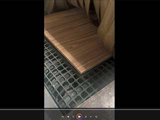 江西客户案例：家具木板自动喷砂机工作视频