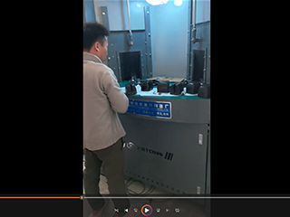 佛山客户案例:卫浴塑胶产品喷砂机工作视频