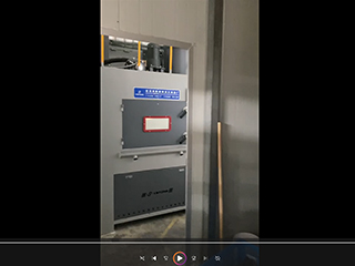 武汉客户案例:飞机配件自动喷砂机工作视频